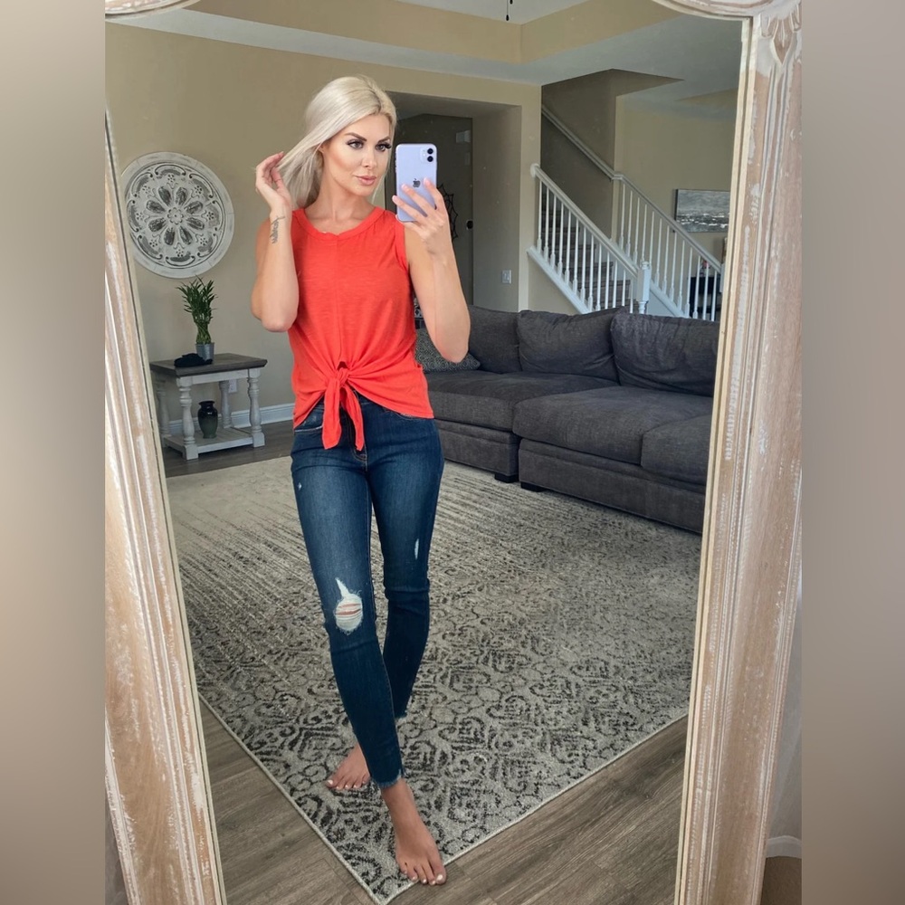 JustUSA dark wash denim skinny jeans